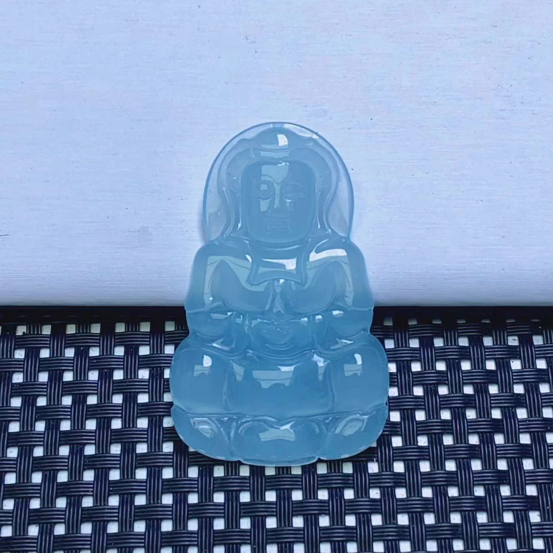 E110篮冰观音时尚吊坠