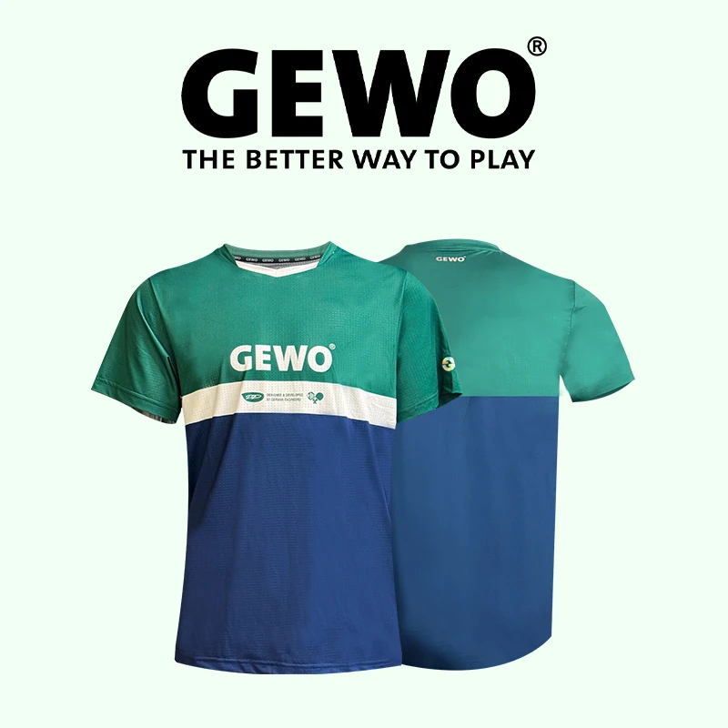 GEWO杰沃乒乓球服F12新款简约风修身透气