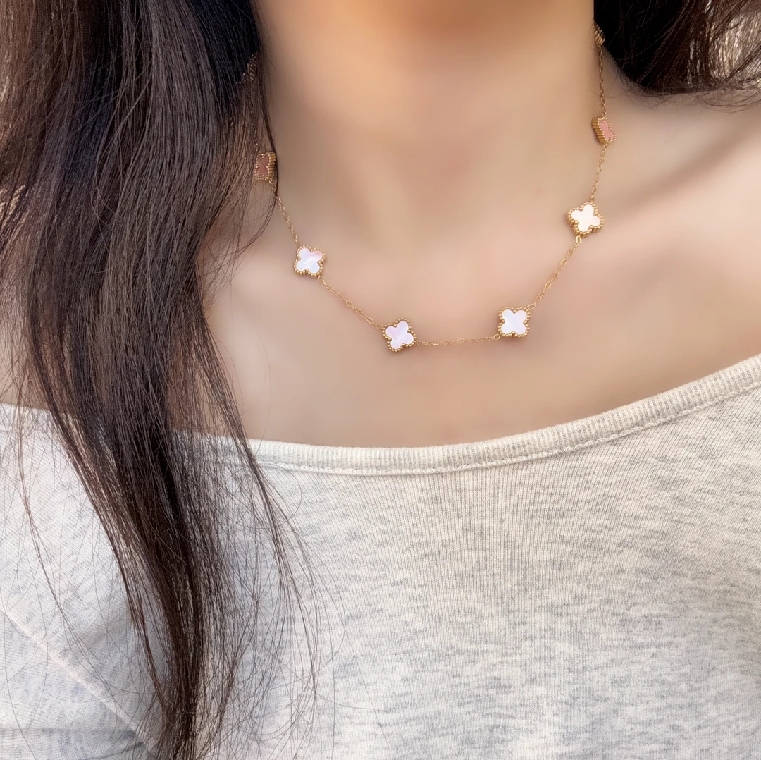 钛钢项链 【 拿拿专属 】时尚精致十花项链