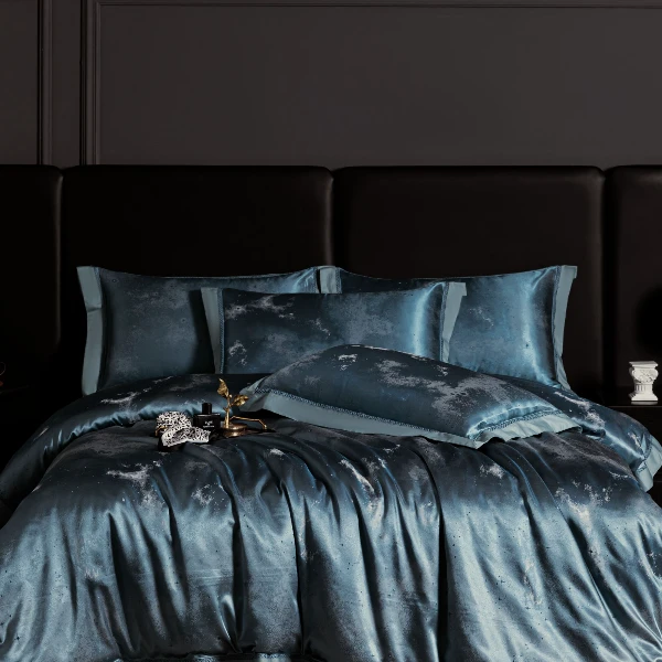 【爆款】轻奢重磅高精密四件套四季款--静谧