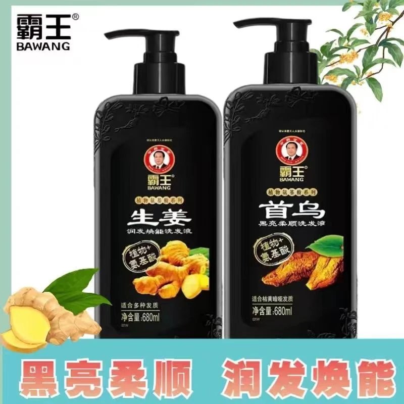 霸王生姜首乌氨基酸系列洗发水柔润顺滑滋养发丝强韧调理发质头皮