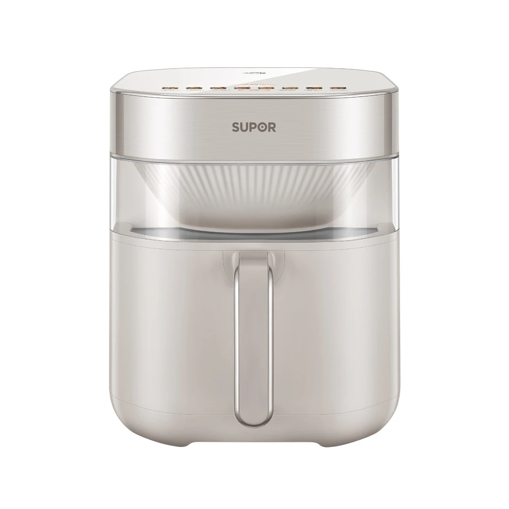苏泊尔（SUPOR）空气炸锅玻璃彩屏KD70Y86家用清洗大容量蒸汽全自动
