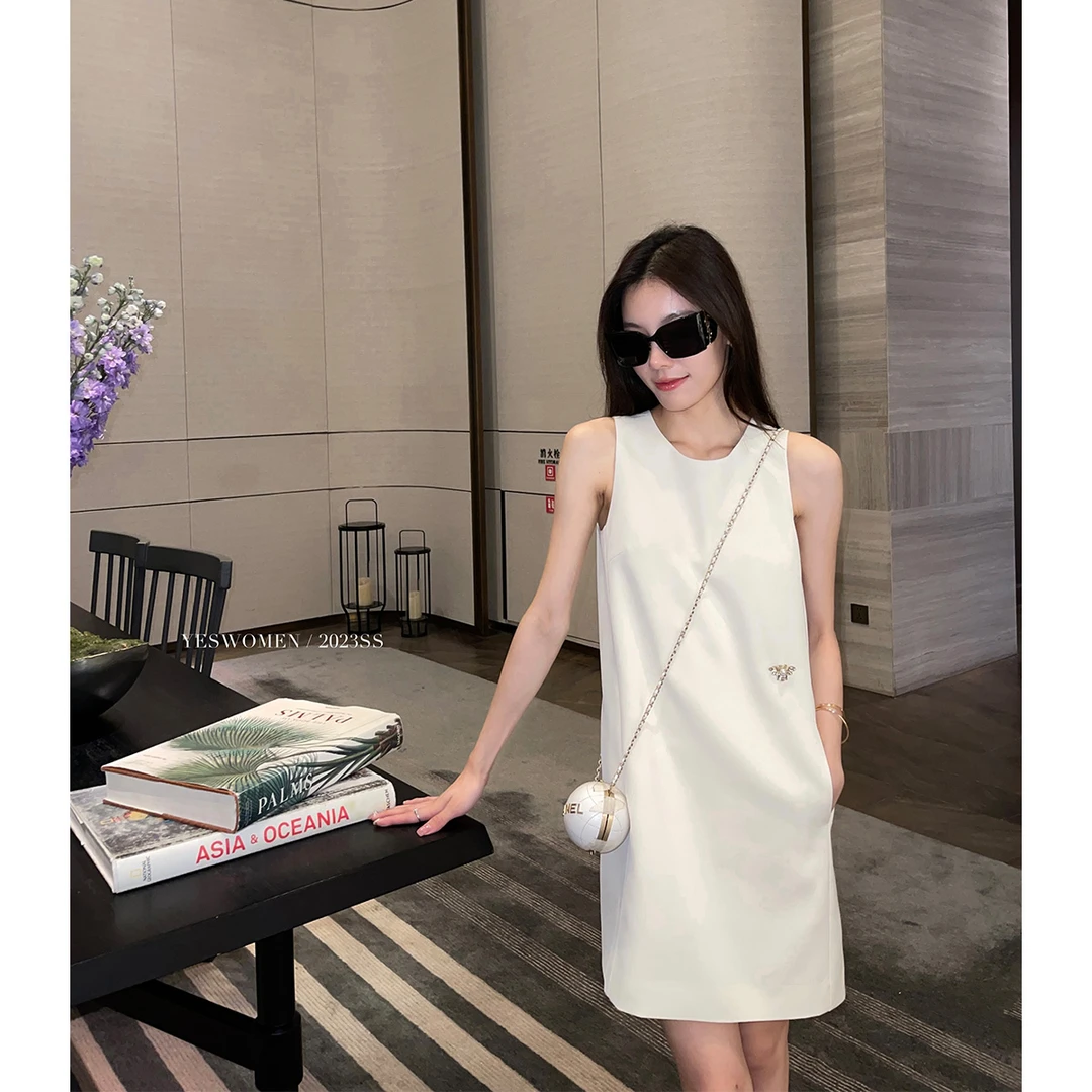 YESWOMEN【可可小姐】背心&短袖连衣裙女装夏季圆领DY1336D3223