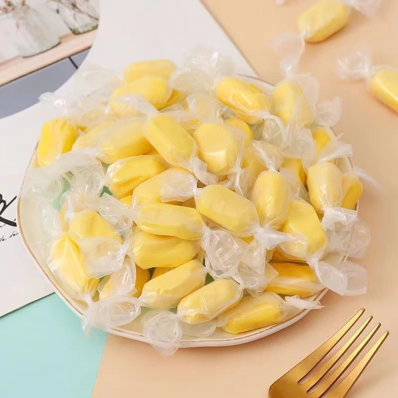 新疆包邮特浓榴莲糖泰式风味软糖奶糖喜糖年货零食符号