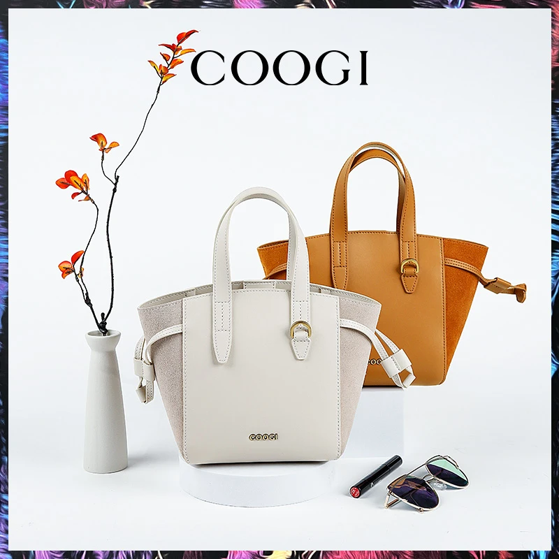 COOGI【顺丰直达】真皮菜篮包斜挎包女包轻奢品牌女生朋友高级感