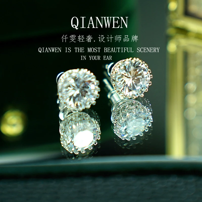 5780欧美女神范 重工镶嵌时尚耳钉耳饰