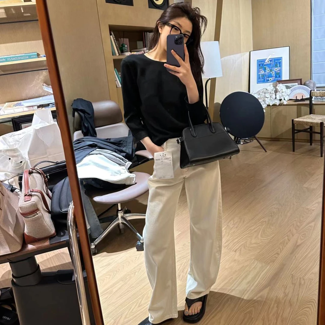 ROMI STUDIO“夏日旅行箱”薄款透气圆领后拉链七分袖T恤T3843