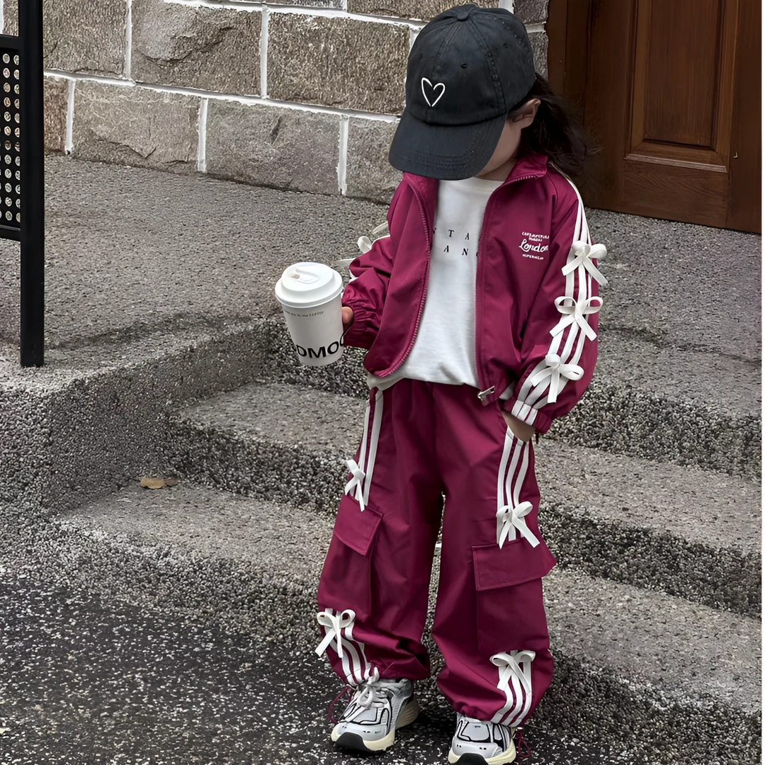 女童套装春秋季新款韩版两件套潮流中大童款时尚百搭套装