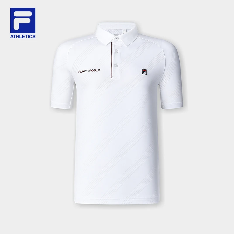 Fila/斐乐男士【透气舒适百搭】新款户外运动针织POLO衫A11M423105F