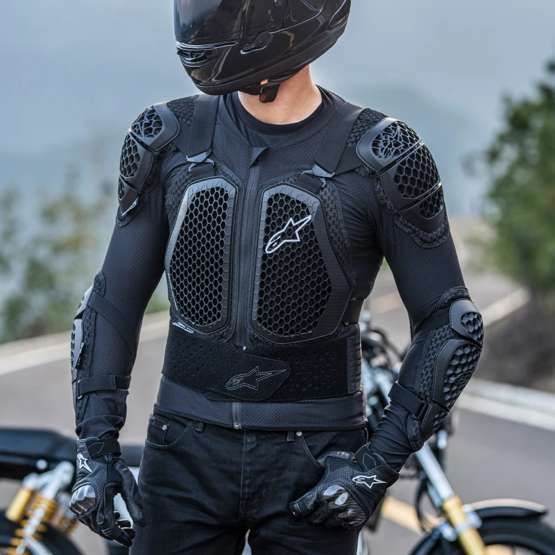 a星alpinestars摩托车装备骑行春夏透气越野护甲衣机车男女防摔