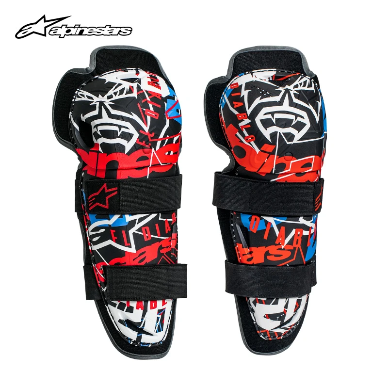 a星alpinestars 骑行护膝FQ-20联名款白昂尼克骑行护膝护具