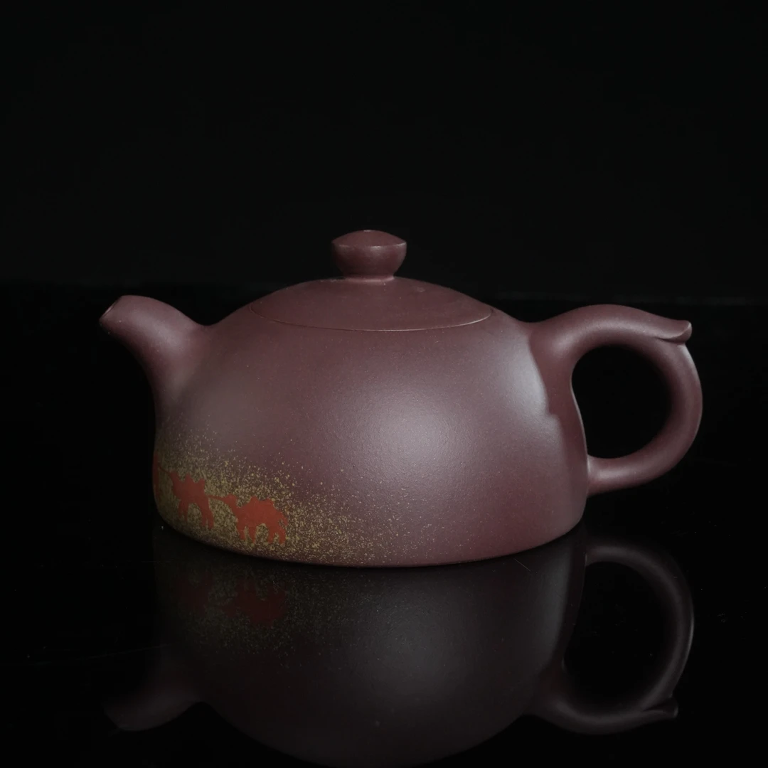 【半手】半月壶 220cc-250cc 中工 紫泥