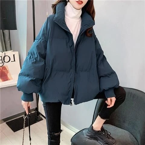 300斤胖MM保暖面包服棉衣女冬装韩版新款大码宽松加厚棉袄外套潮