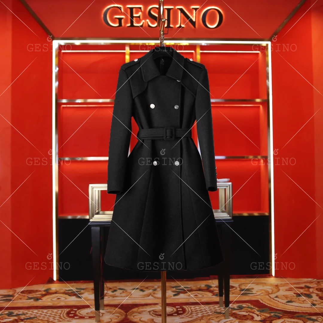 【美美】秋冬高奢限定款|优雅气质轻奢法式设计外套G-0187黑