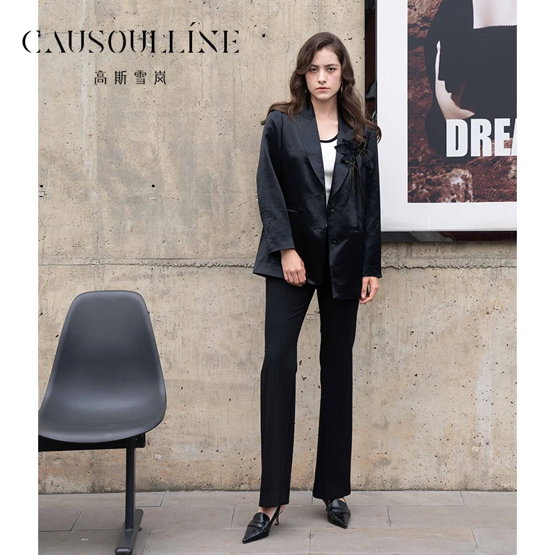 高斯雪岚【秋装活动】时尚气质外套小香风上衣女24318562