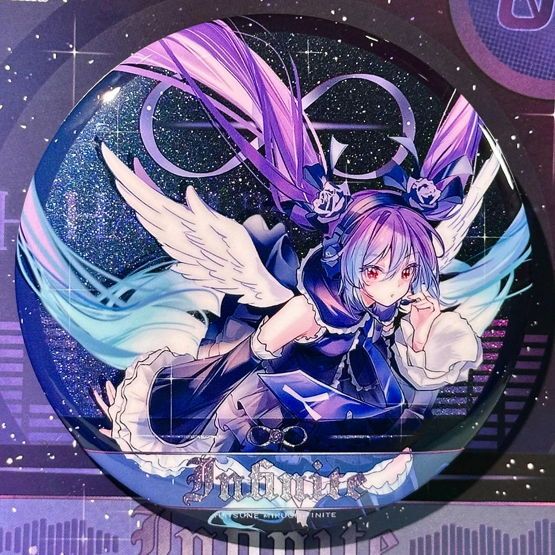 【种葱日记】无限初音未来同人谷子miku周边椭圆吧唧徽章卡立牌