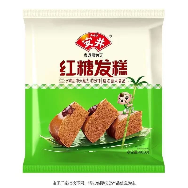安井红糖发糕红枣糕正宗400g广式糕点传统点心米糕早餐速食食品