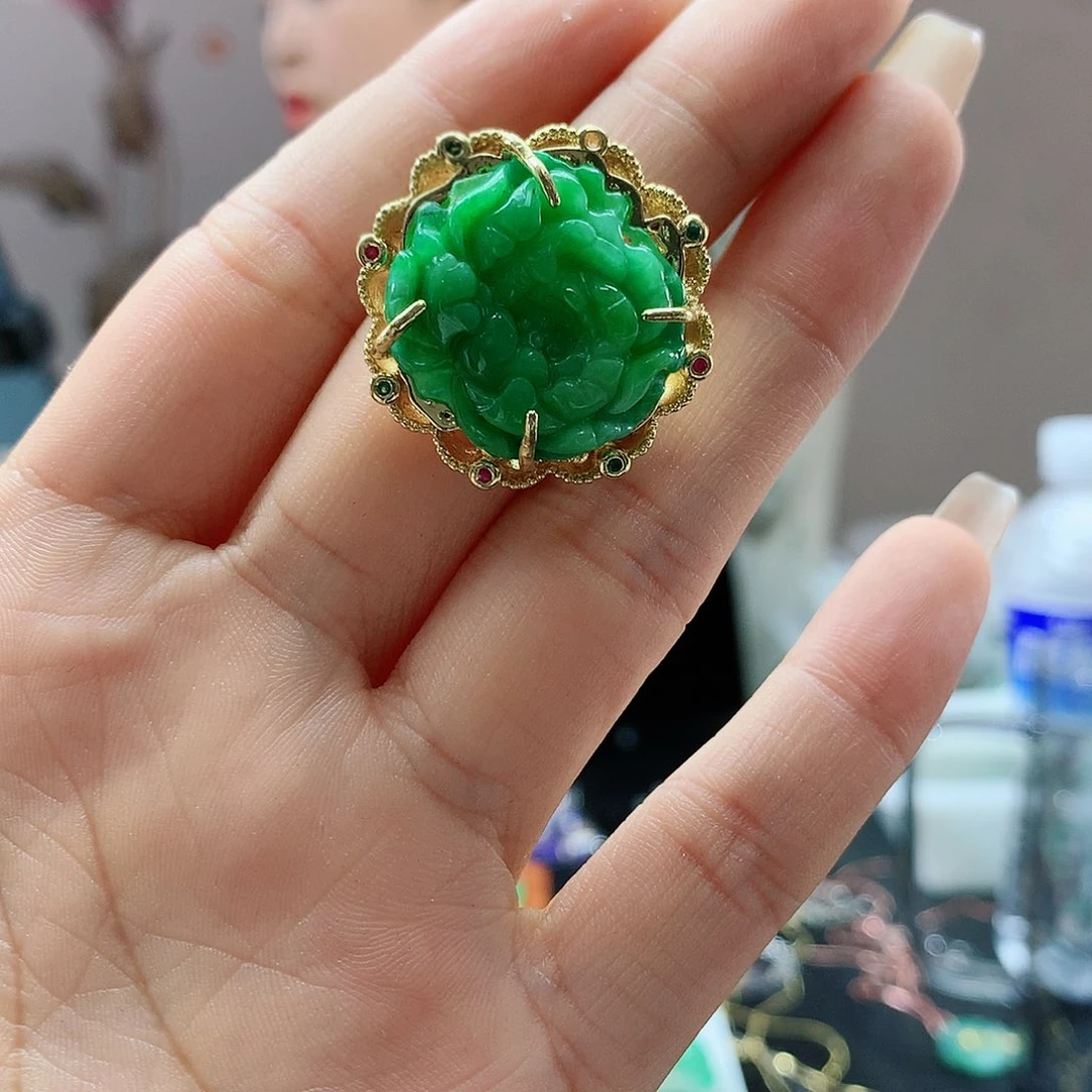 【闪购商品】翡翠戒指未镶嵌，