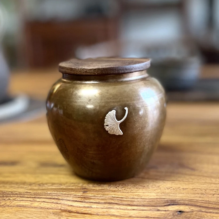 JIANGXIAOYU/匠小鱼匠小鱼出品紫铜收纳罐 茶叶罐 密封罐  装饰罐