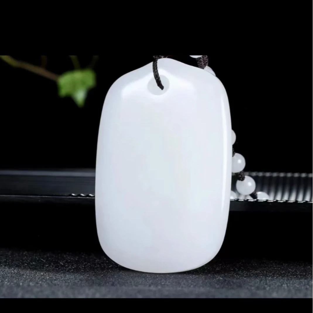 【正品保真】天然金丝玉平安无事牌百搭项坠精美不带链子玉石吊坠