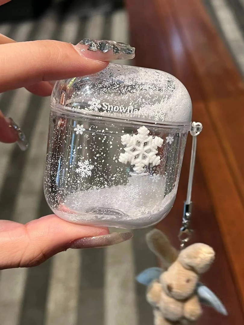 【冬至】ins可爱流沙雪花兔适用无线手工面料diy