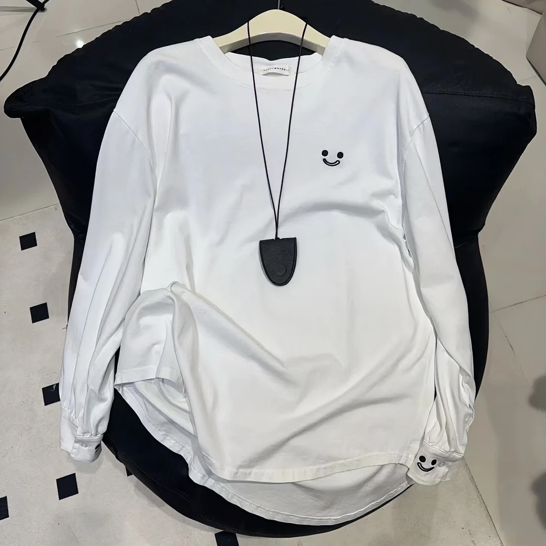 （十八家）01348笑脸T恤打底衫