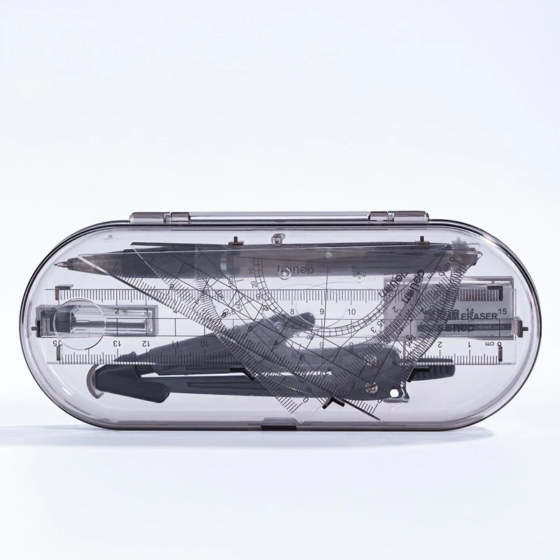 绘图圆规套装8件套圆规套尺套装 9591