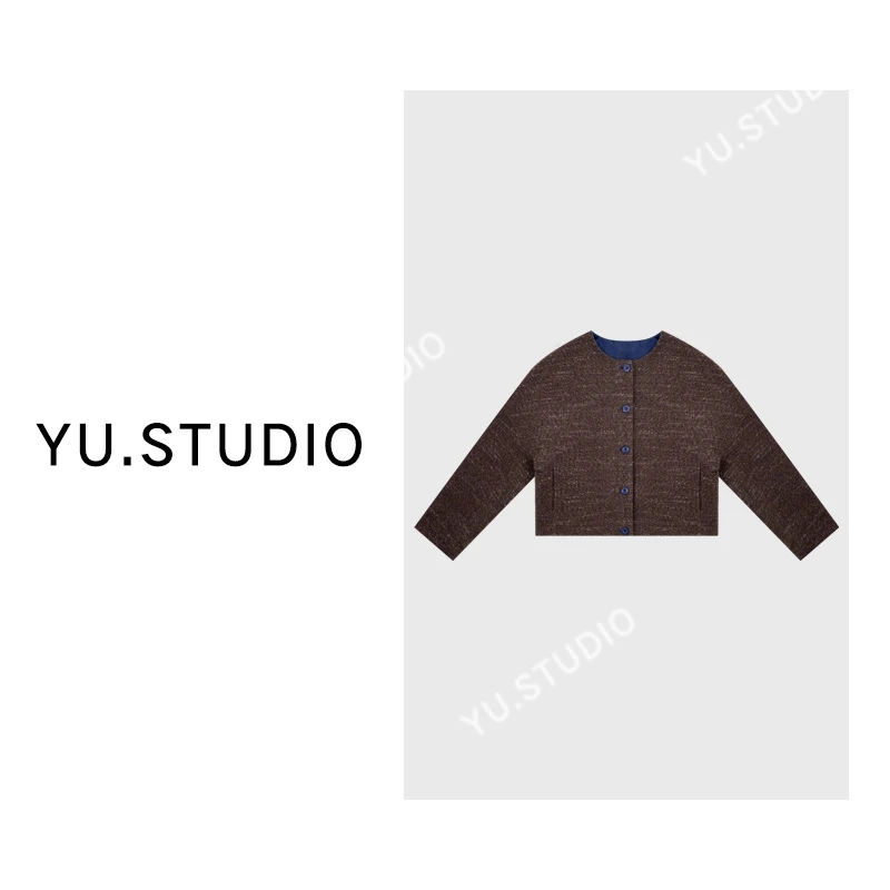 方和屿.复古高级感圆领小香风外套女秋季气质显瘦通勤上衣81222