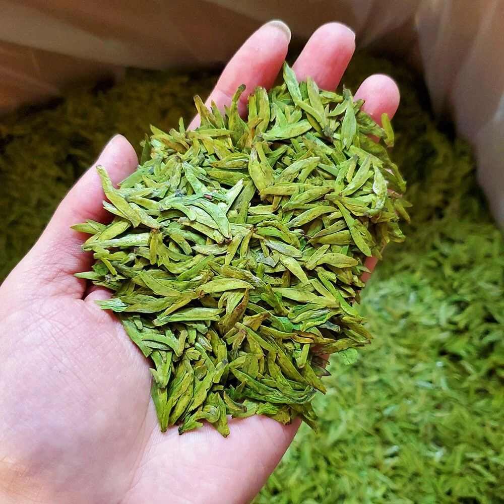 明前特级小嫩芽龙井茶2023年新茶叶杭州原产钱塘产区绿茶浓豆香型