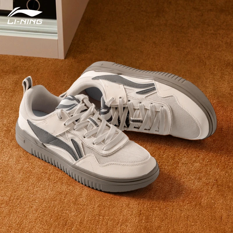 李宁青云板鞋男2025秋 时尚休闲鞋百搭低帮透气高级感