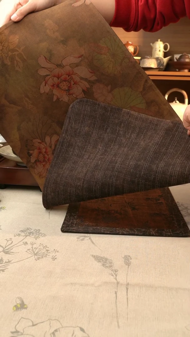 【闪购商品】密胺摆件荷花图6533