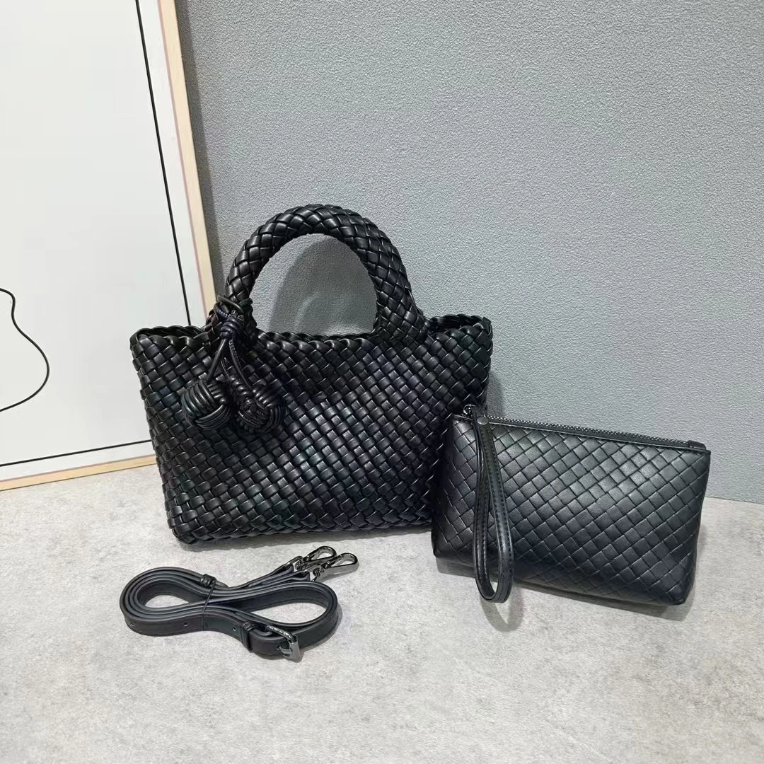 【包婆专属】编织包简约柔软托特包休闲女包小众时尚百搭手提包