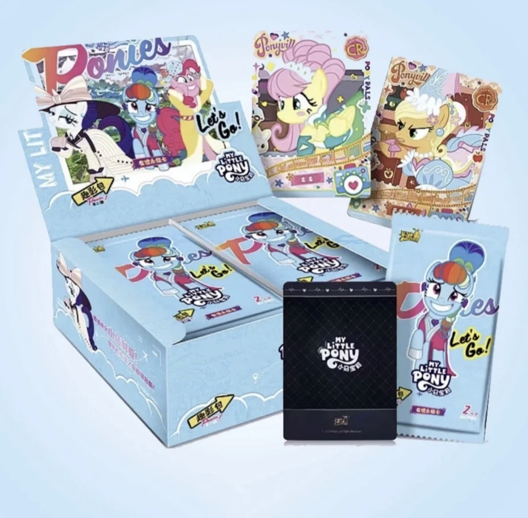 卡游【躲蚊子升级版】小马宝莉趣影包第二弹卡游正版盲盒卡牌收藏