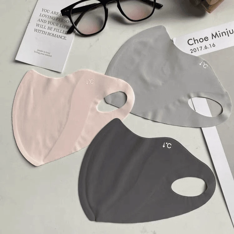 冰感口罩UPF50+护眼角面罩防晒口罩遮脸防紫外线冰丝夏季女高颜值