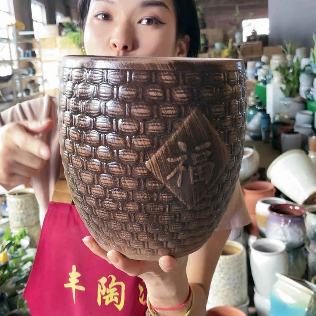 红陶20CM（含）-50CM（不含）高度20口径18