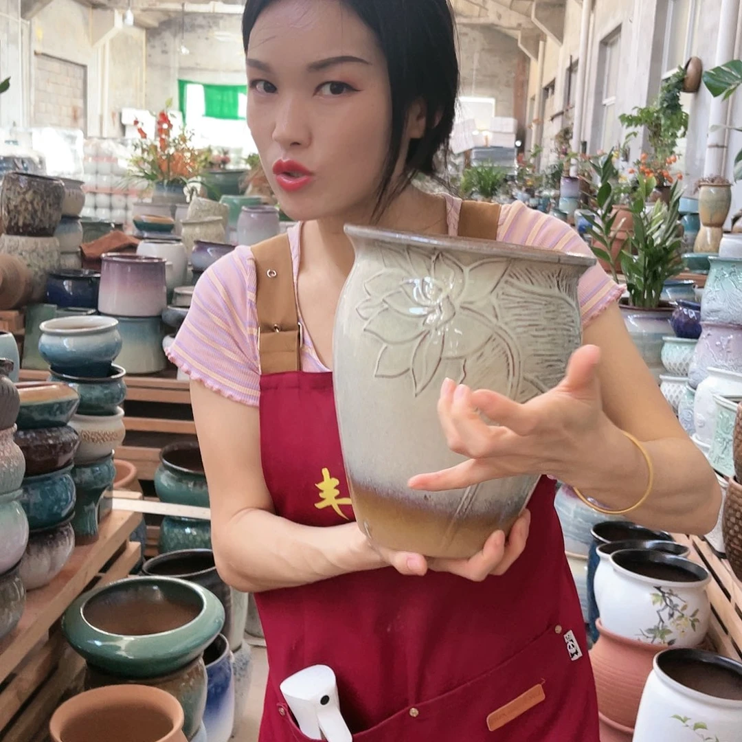 红陶20CM（含）-50CM（不含）口20高度25