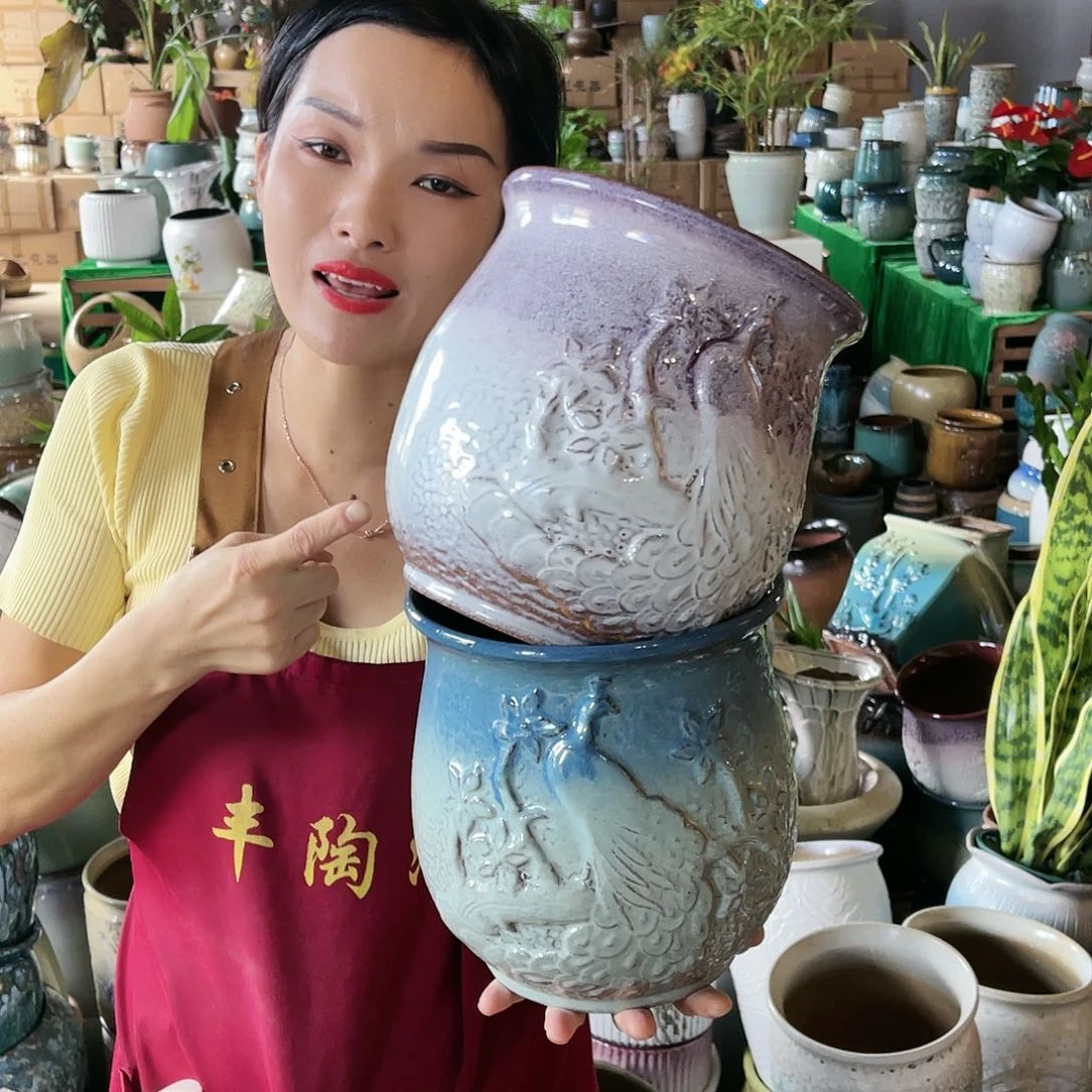 红陶20CM（含）-50CM（不含）高度21口径18