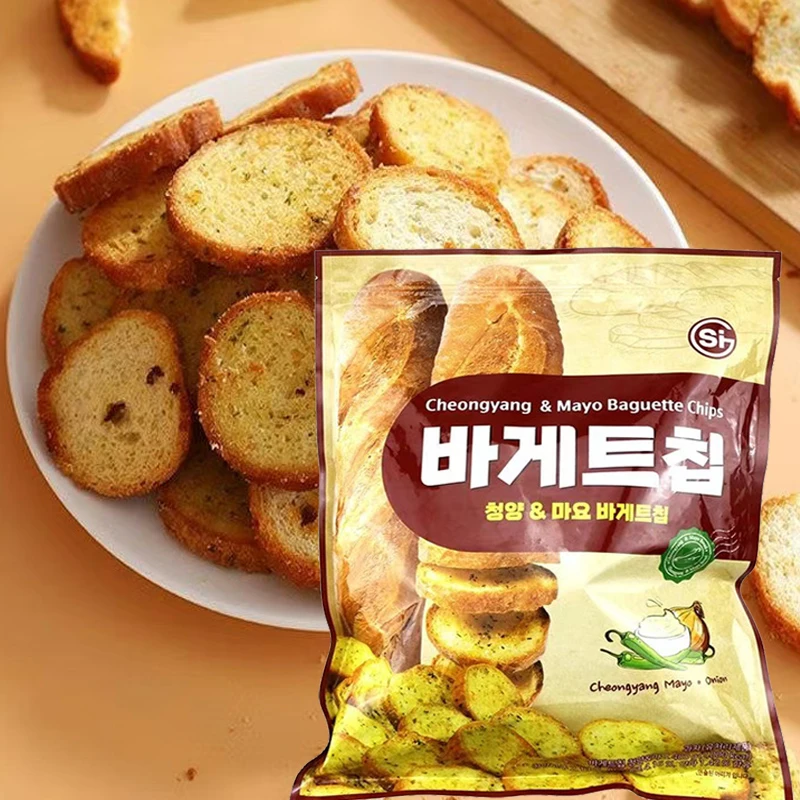 【25年7月19】 400g 韩国原装进口 SI 霍可斯香辣味烤面包片