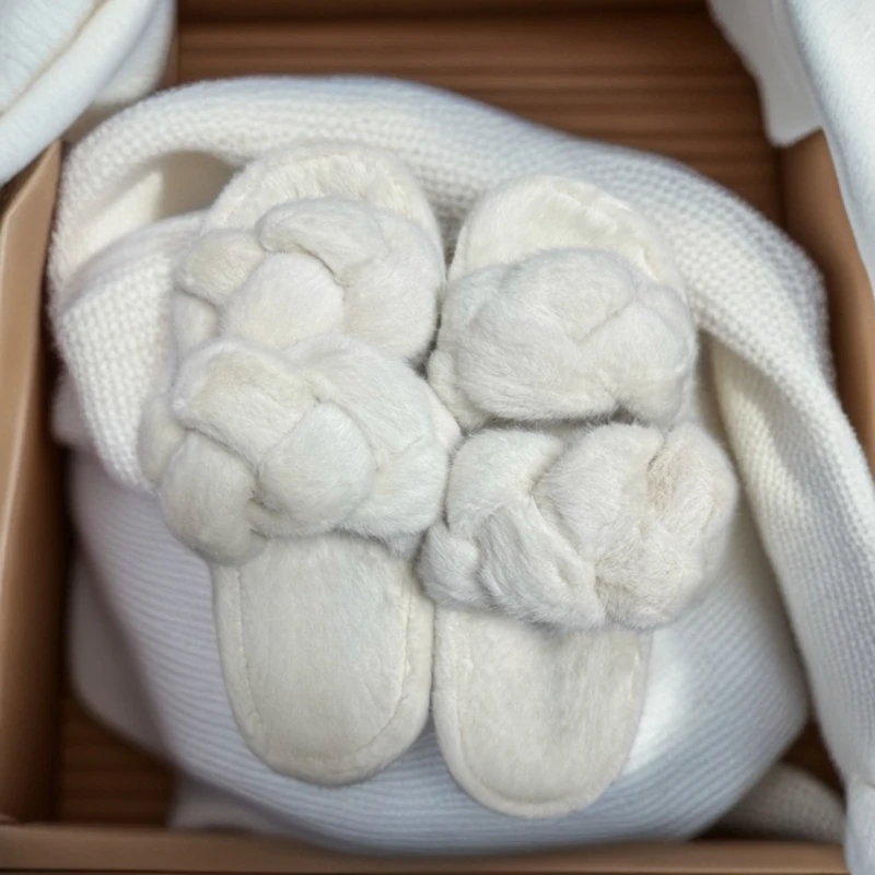 家居毛绒拖鞋颜色可挑