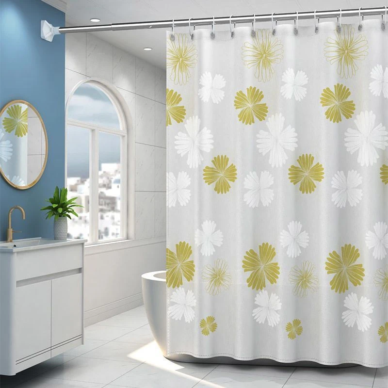 新疆包邮浴室防水浴帘洗澡窗帘门帘空调挡风帘防霉防油隔断帘