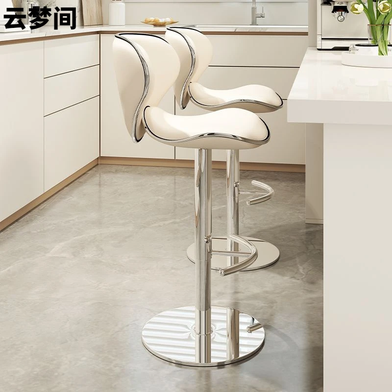吧台椅前台椅美容店手机店椅子电脑椅子高脚酒吧椅现代简约凳子