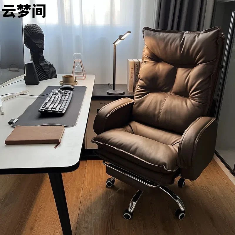 老板椅办公座椅办公室电脑椅子久坐舒服家用转椅宿舍靠背电竞椅