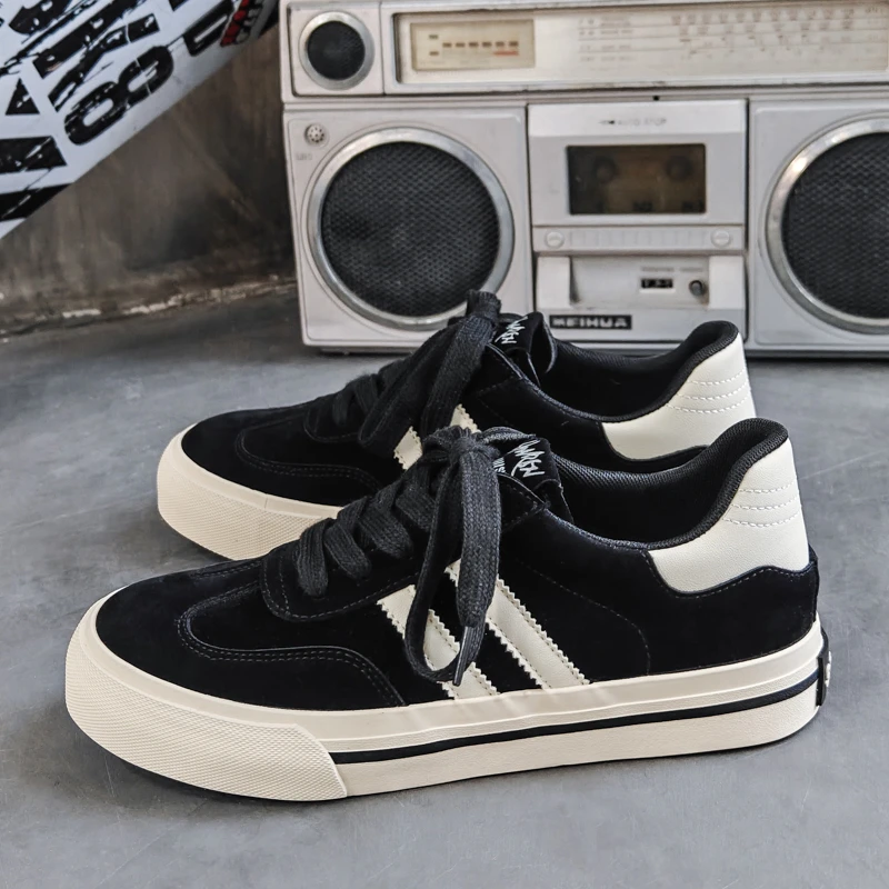 【平替好物】2025新春绒面滑板鞋学生鞋运动休闲鞋潮流百搭德训鞋