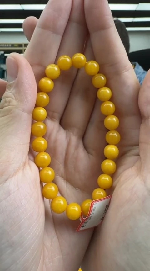 【闪购商品】琥珀手串未镶嵌436秒拍号