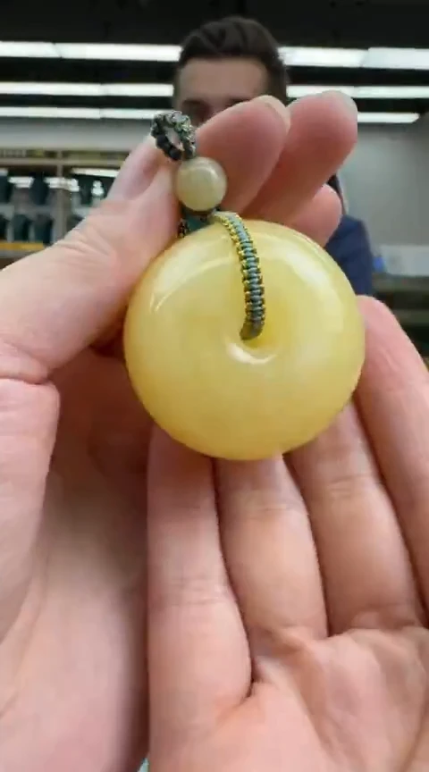 【闪购商品】琥珀颈饰未镶嵌761秒拍号