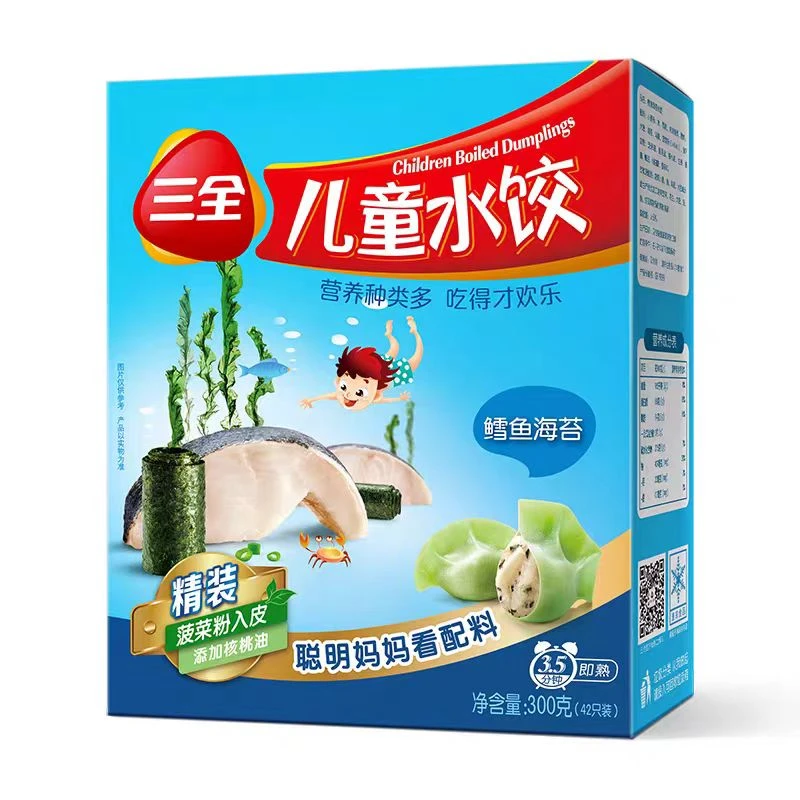 三全鳕鱼海苔儿童水饺300g
