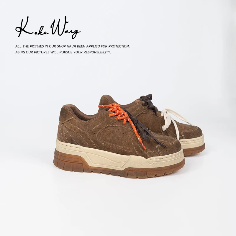 KOKOWANG 潮流厚底撞色系带舒适百搭休闲鞋 220334H05X03