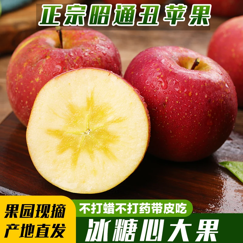 【冰糖心】正宗云南昭通丑苹果2025年新鲜现摘水果当季水果昭通苹果