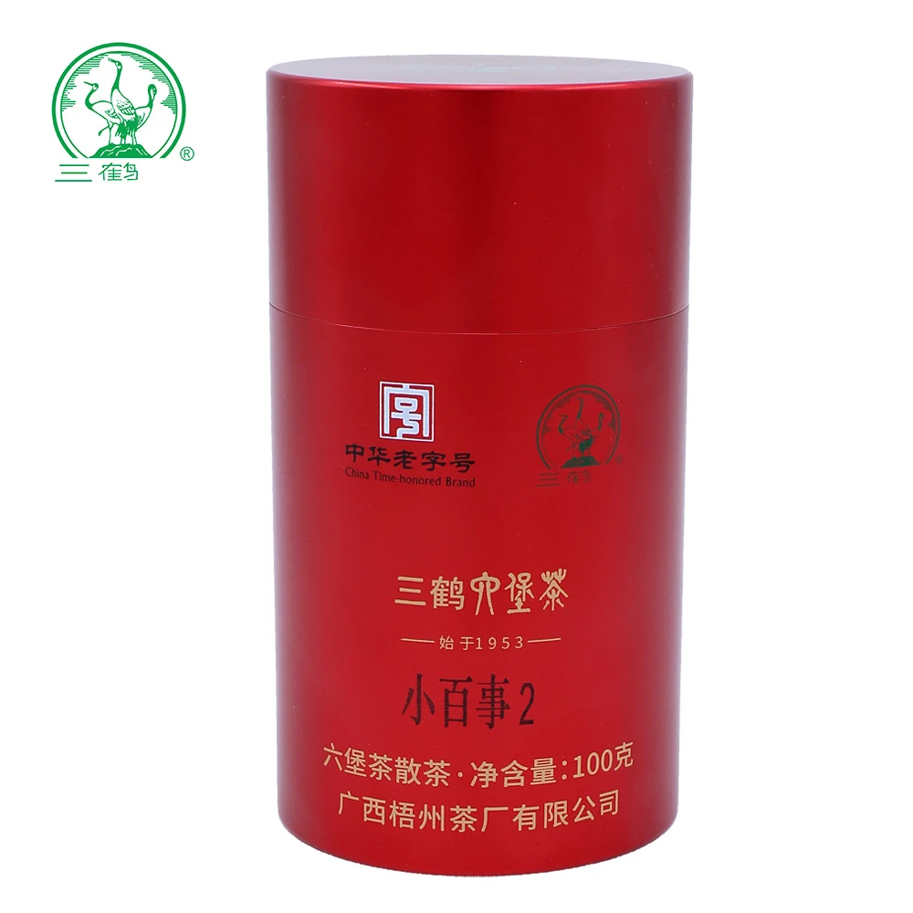 【小百事2】三鹤六堡茶100g特级2019年陈化罐装