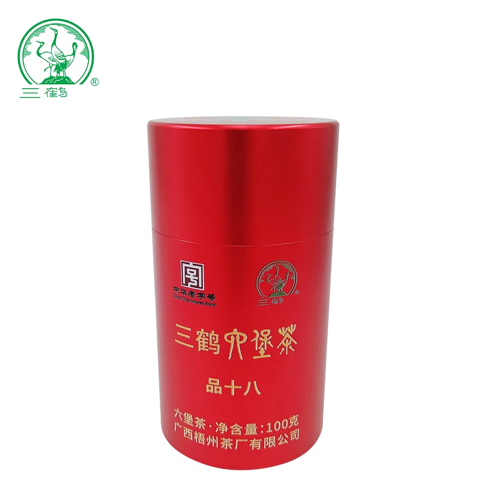 【品十八】三鹤六堡茶2005年特级100克